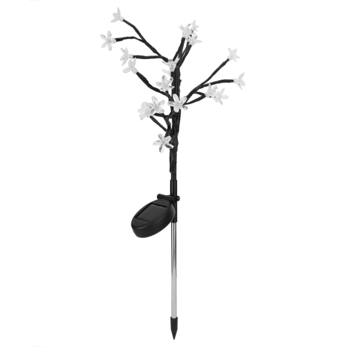 Solar Powered 20LED Lawn Light Warm Peach Tree Lamp For Outdoor Garden Road LT - Picture 1 of 10