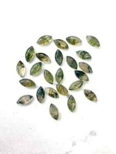  WHOLESALE NATURAL MOSS AGATE CABOCHON MARQUISE SHAPE LOOSE GEMSTONE