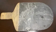 Mud Pie Slate and Wood Serving Board Cheese charcuterie Black