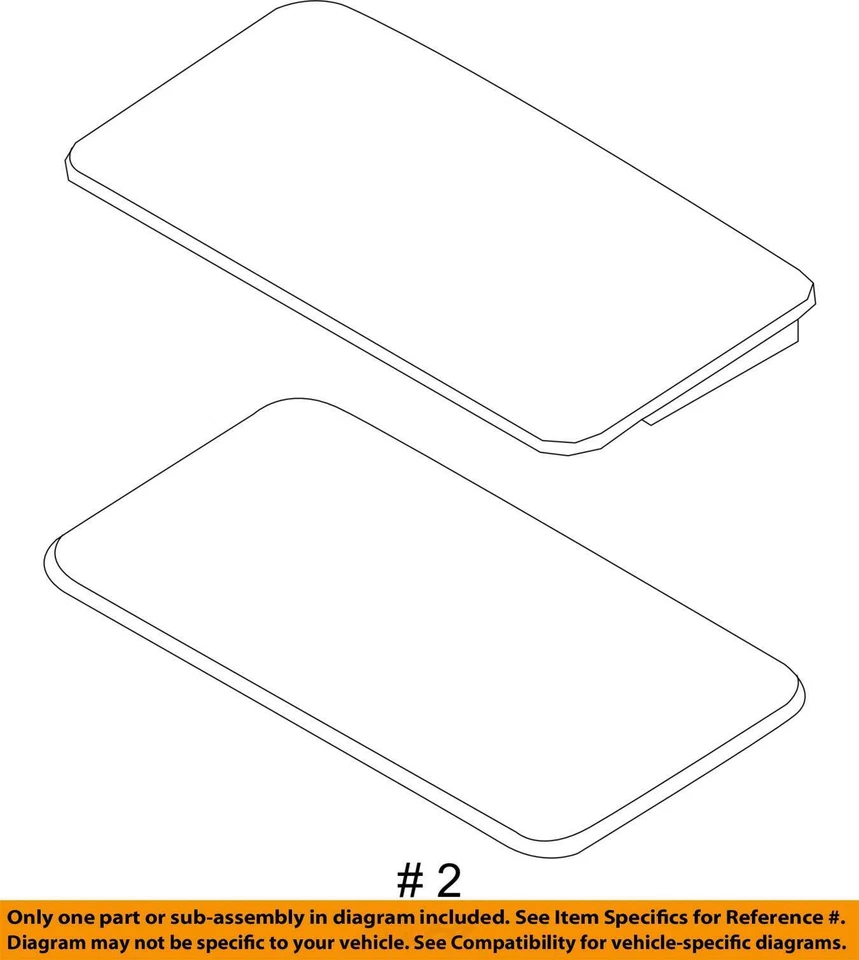 Conjunto de vidrio de techo HYUNDAI TUCSON 81610J9000 Foto 4 de 4