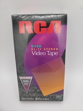 RCA Premium Daily Use Blank VHS Video Tape Cassette T-120 Hi Fi Stereo - NEW