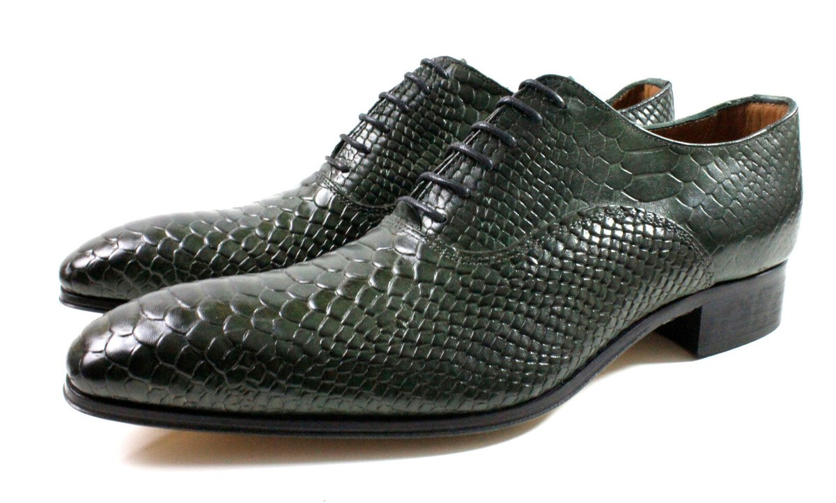 IVAN TROY/George Green Crocodile Print Italian Men