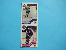 1983/84 VACHON NHL HOCKEY CARD PANEL #99 GREG TERRION #122 DAVE BABYCH NM SHARP+