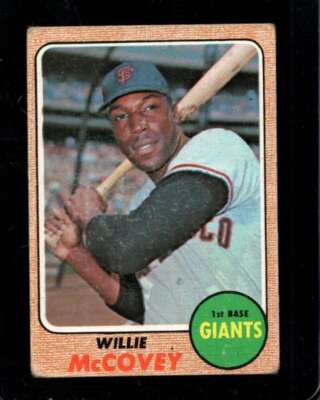 1968 TOPPS #290 WILLIE MCCOVEY GOOD+ GIANTS HOF *X102842