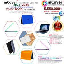NEW mCover  HARD CASE for 2023 14" HP Chromebook X360 14C-CDxxxx series Laptop