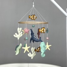 Ocean crib mobile Sea creature mobile Nautical theme mobile New baby gift