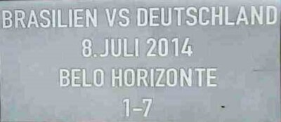 FIFA WM 2014 Brasilien Deutschland vs Brasilien Matchdetail Patch neu