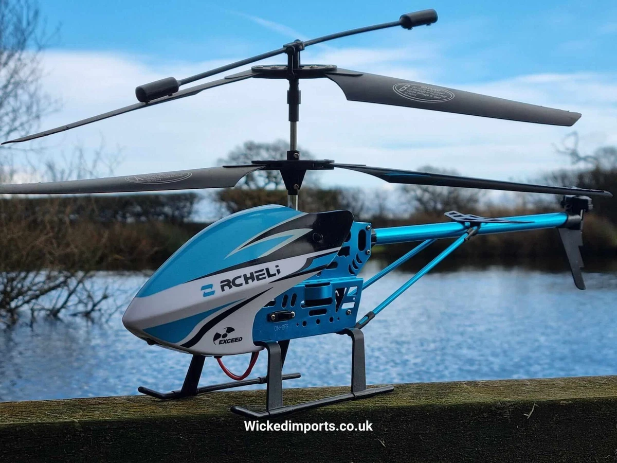 RC Model Airplanes Helicopter Toy Drone 2.4G 3.5CH Remote Control Metal SKY KING