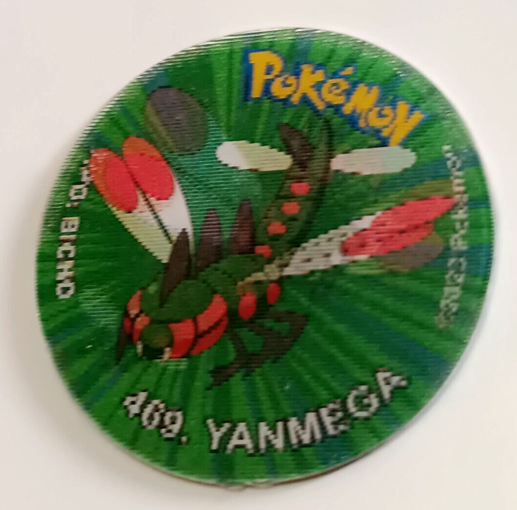 たそ TAZO POKEMON DKV 3D #469 YANMEGA 2020 Sinnoh PERU Pogs Lenticular