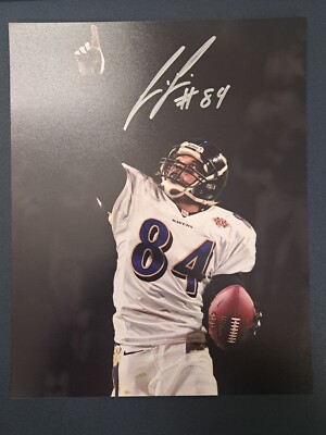 Jermaine Lewis Baltimore Ravens Signed 8x10 Super Bowl Autograph