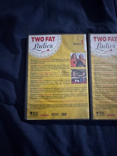 Two Fat Ladies - Series 1 & 2 DVD 13 Episodes, BBC Cooking Show, Rare OOP Used - Picture 4 of 7