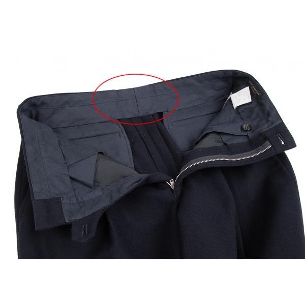 Comme Des Garcons Homme Plus Wool Two Tuck Pants Navy S Comme Des Garcons Homme Plus Wool Two Tuck Pants Navy S