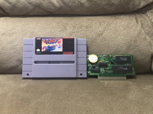 F-Zero SNES Super Nintendo *New Save Battery* Authentic Cartridge Only