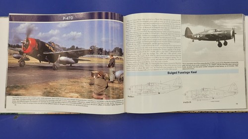SQUADRON P-47 Thunderbolt Action Military Photo Hardcover Book WWII US Aircraft - Picture 4 of 4
