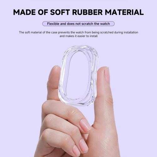Funda protectora TPU a prueba de golpes con marco de PC para Galaxy Watch Ultra - Imagen 3 de 16