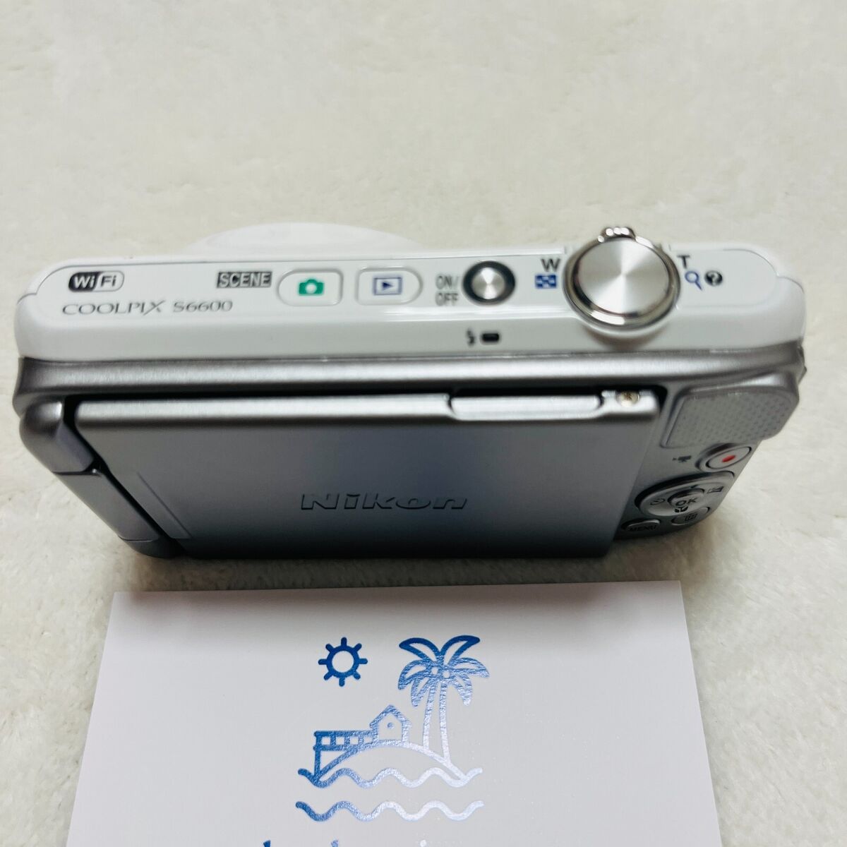 Nikon COOLPIX S6600 Natural White 16.0MP Digital Camera used Nikon COOLPIX S6600 Natural White 16.0MP Digital Camera used