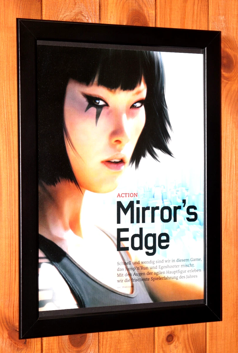 T-shirt Mirror's Edge Vintage Rouge Taille L - Jeu Vidéo PS3 Xbox 360 2008 - Édition Rare