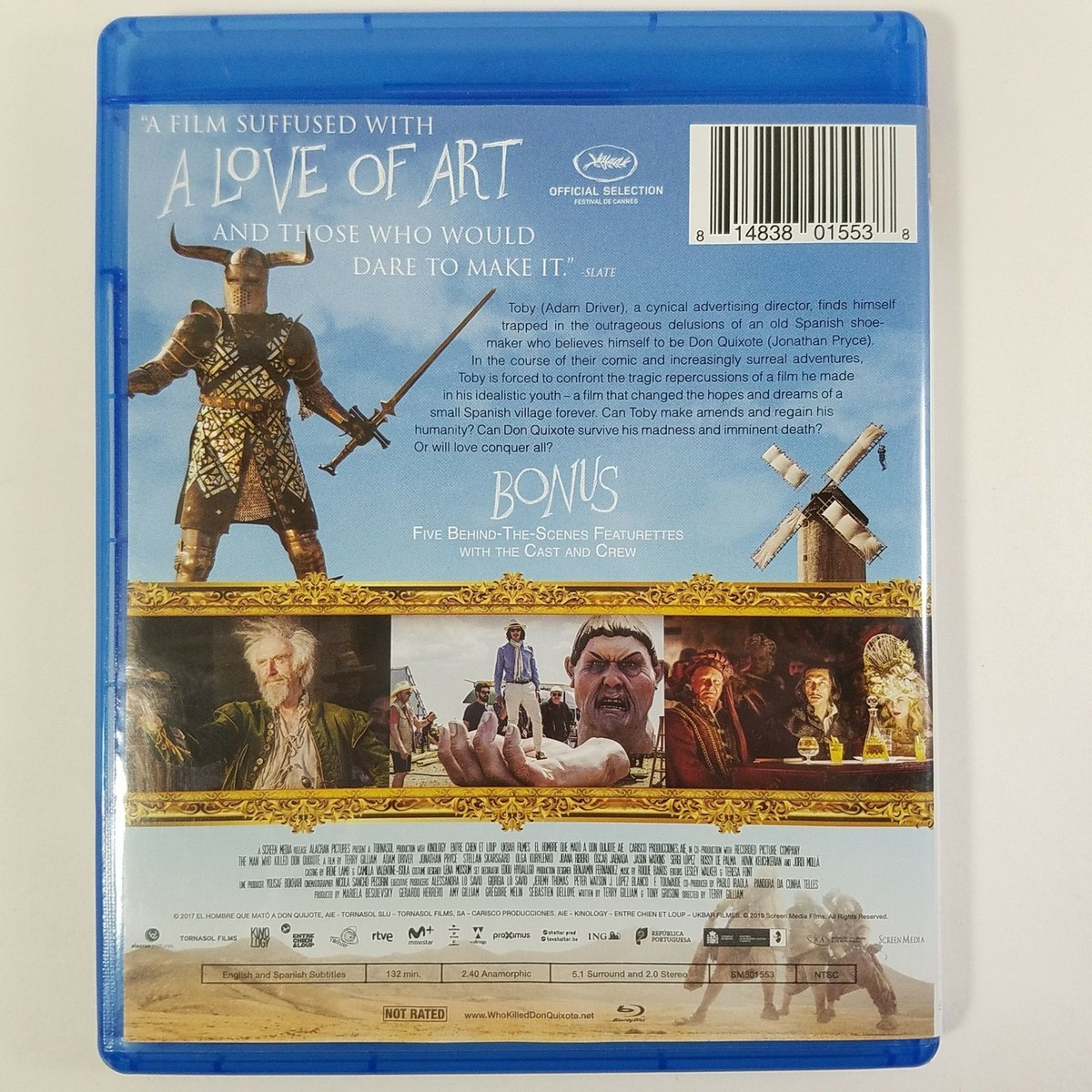 その他 Don Quixote [Blu-ray] 9jupf8b The Man Who Killed Don Quixote Blu-ray 2019 Adam Driver Terry