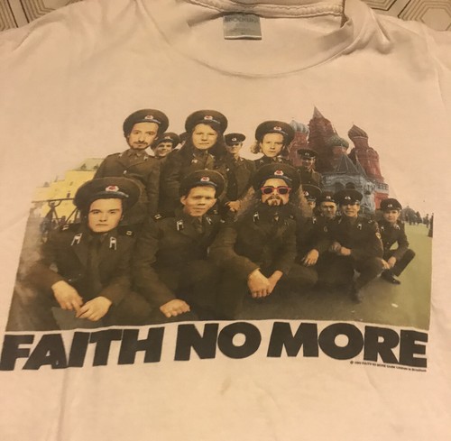 vintage faith no more shirt 1992 X-L.NYCs Mercury