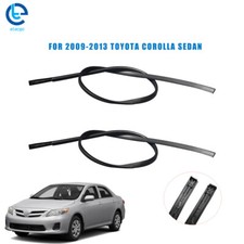 Fit For Toyota Corolla 2009 2010 -2013 Sedan Black Roof Trim Molding Kit 2pcs Fit For Toyota Corolla 2009 2010 -2013 Sedan Black Roof Trim Molding Kit 2pcs