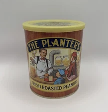 Vintage 1982 Planters Fresh Roasted Peanuts Limited Edition Nostalgia Tin W/ Lid