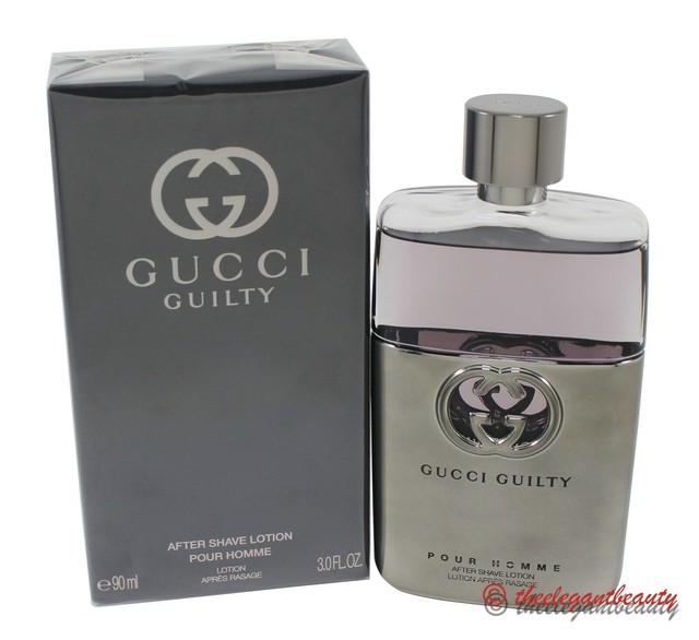 Gucci Guilty By Gucci 3.0oz /90ml After Shave Lotion For Men New In Box