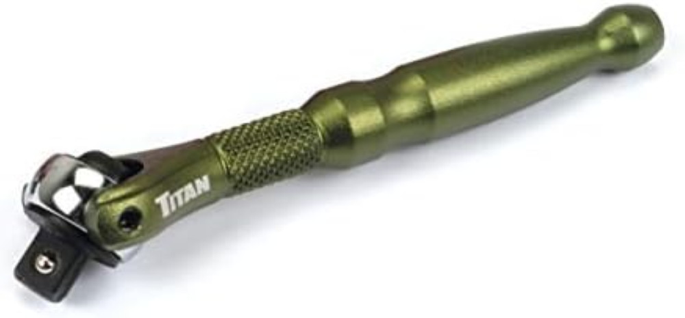 Cricchetto 1/4" Titan 11324 Micro Roto-Head 90 Denti | Per Meccanici