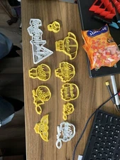 3D Printed Harry Potter Cookie Cutters 10 Pack