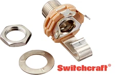 Switchcraft 12A 1/4 6.35 mm Shunt Female Shorting Panel Jack Effect Pedal Amp