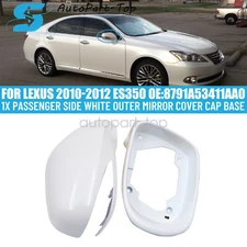 Right Side White Outer Mirror Cover Base 8791A53411AA0 For Lexus 2010-12 ES350