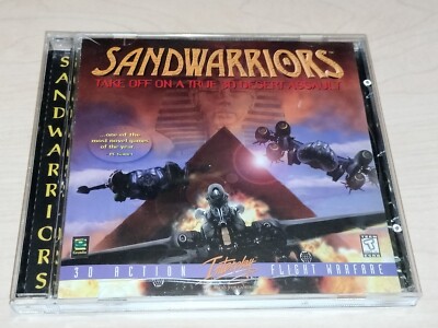 Sandwarriors PC CD-ROM Vintage Video Game Interplay Gremlin Sand Warriors