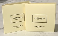 2X Jo Malone London Poppy Barley Cologne Sample Spray .05oz 1.5mL Carded