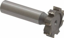 Made in USA 1-1/8" Diam x 1/4" Face Width, Carbide-Tipped, 8 Teeth, Shank Con...