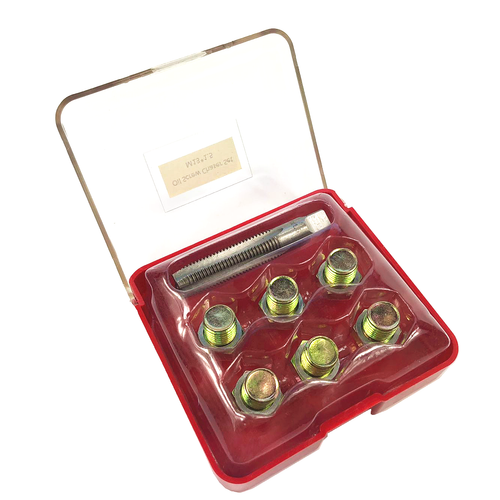 Oil Drain Plug Tap Thread Repair Kit Oil Pan Screws Rethread Tool M13 x