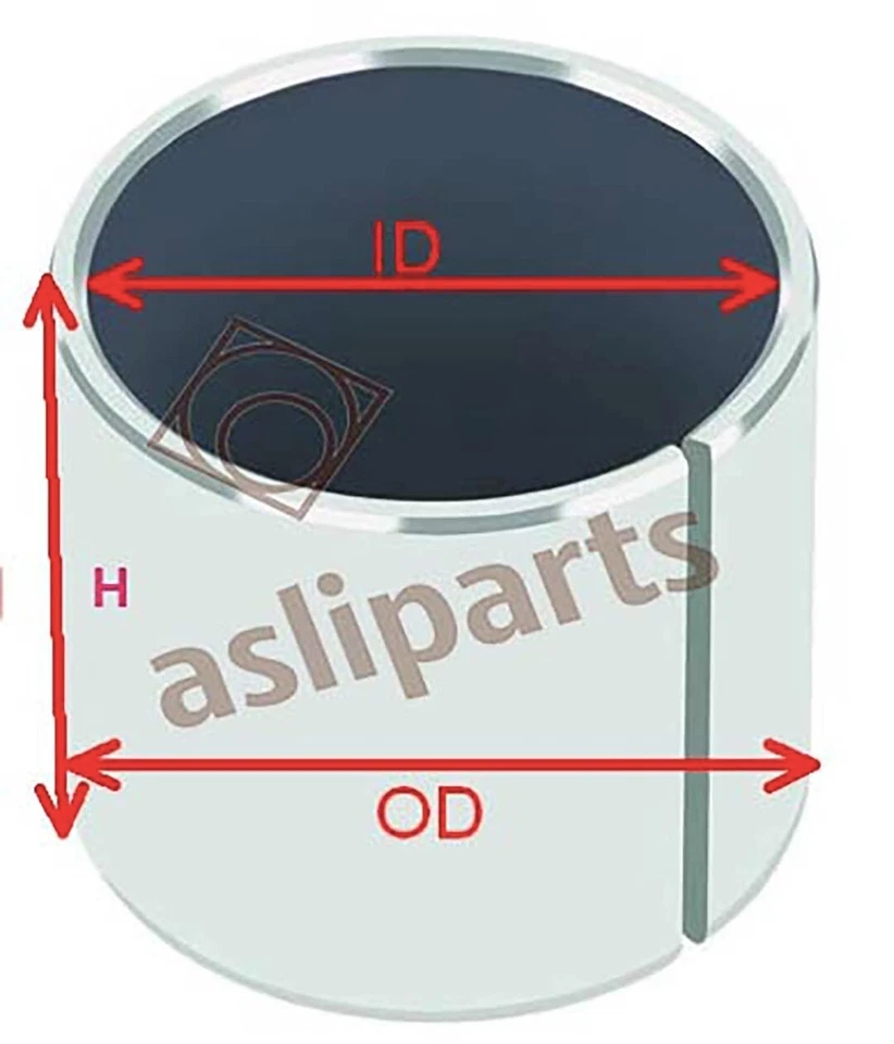 Aftermarket DU Bush - 25x25 Sleeve Bearing ( 25 x 28 x 25 ) 25x28x25 - Image 2 of 3