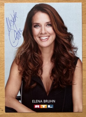 Elena Bruhn AK RTL Explosive Autograph Card Original Hand Signed