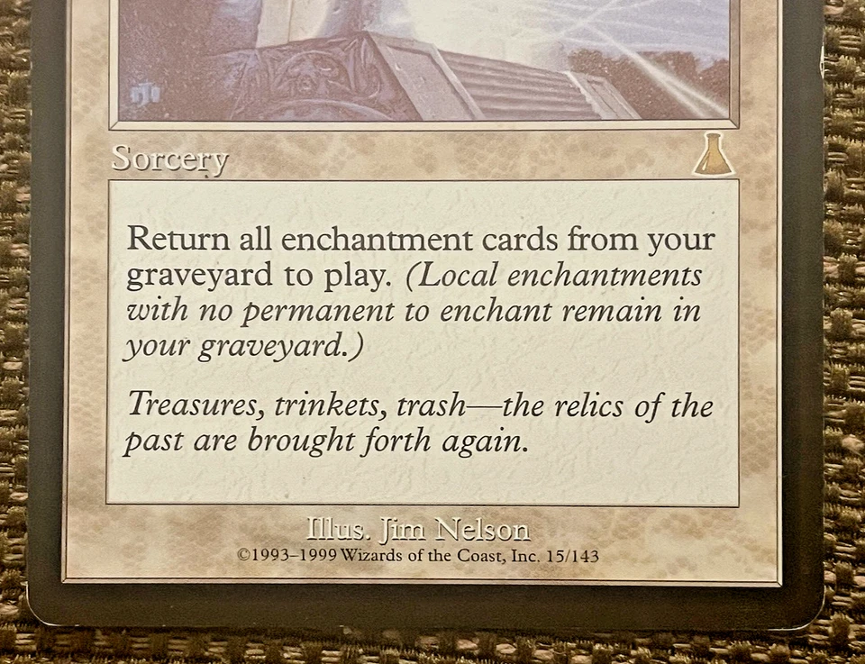 MTG  1999 URZA S DESTINY REPLENISH NEAR MINT - Image 3 of 4