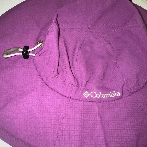 Columbia Women's Omni-Shade OS Booney Bucket Sun Fishing Hat ADJUSTABLE PURPLE - Picture 4 of 4