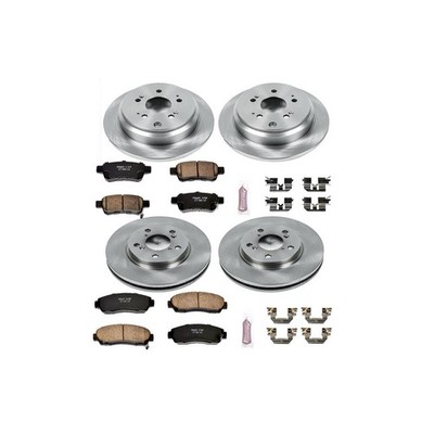 PowerStop Disc Brake Kit - Front and Rear - Fits Honda Odyssey 2005-2010 OE Stoc