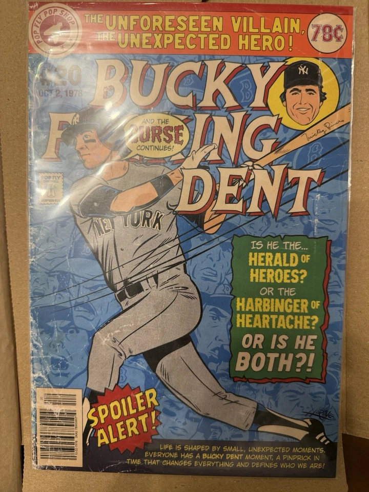 Impresión artística Pop Fly Pop Shop Bucky Dent de Daniel Jacob Horine edición limitada Foto 2 de 4