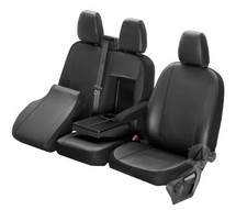 Sitzbezüge VIP Kunstleder geeignet für Ford Transit Tourneo Custom ab 2012 bis 2