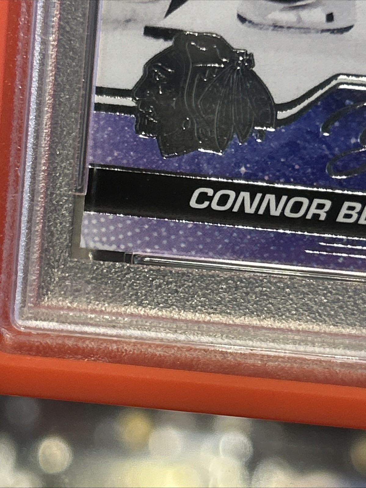 2023-24 Upper Deck Connor Bedard Rookie Young Guns RC #451 Blackhawks PSA 9 view 4