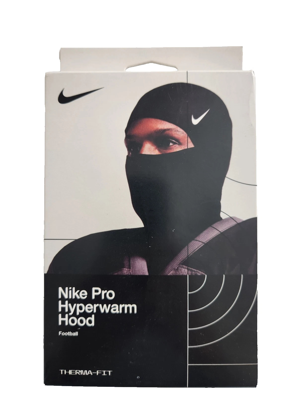 Nike Pro Hyperwarm Hood Therma-FIT Football Black Balaclava Unisex OSFM