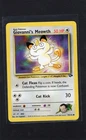 Giovanni's Meowth - 74/132 Gym Challenge Unlimited Pokémon TCG - 2000 NM