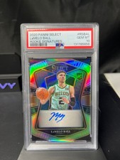 2020-21 Panini Select #RS-BAL LaMelo Ball Rookie Signatures PSA 10 #/249