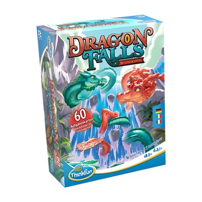 ThinkFun 76496 Dragon Falls - 3D Logikspiel, für Kinder und Erwachsene, Brettspi