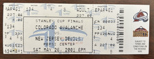 Colorado Avalanche v New Jersey Devils 2001 Playoffs Conf Finals Gm #1 Ticket