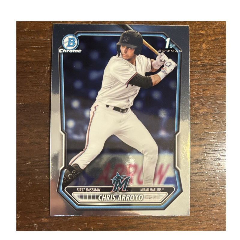Bowman Chrome Chris Arroyo BCP-61 1st Bowman Rookie Miami Marlins Baseball 2026