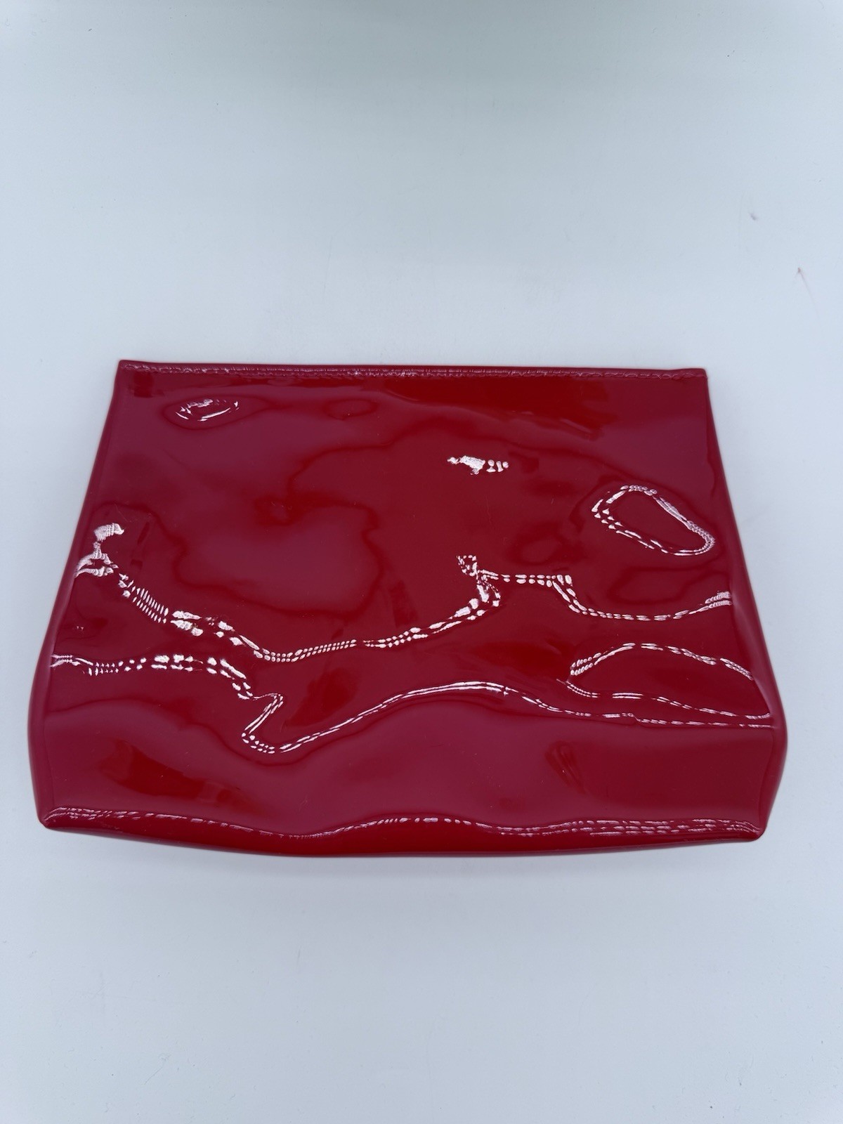 Borsa da viaggio Yves Saint Laurent YSL Beauty rossa per trucco cosmetici