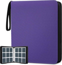 9 Pockets Trading Card Binder, 900 Pockets Baseball Card Binder with Sleeves an